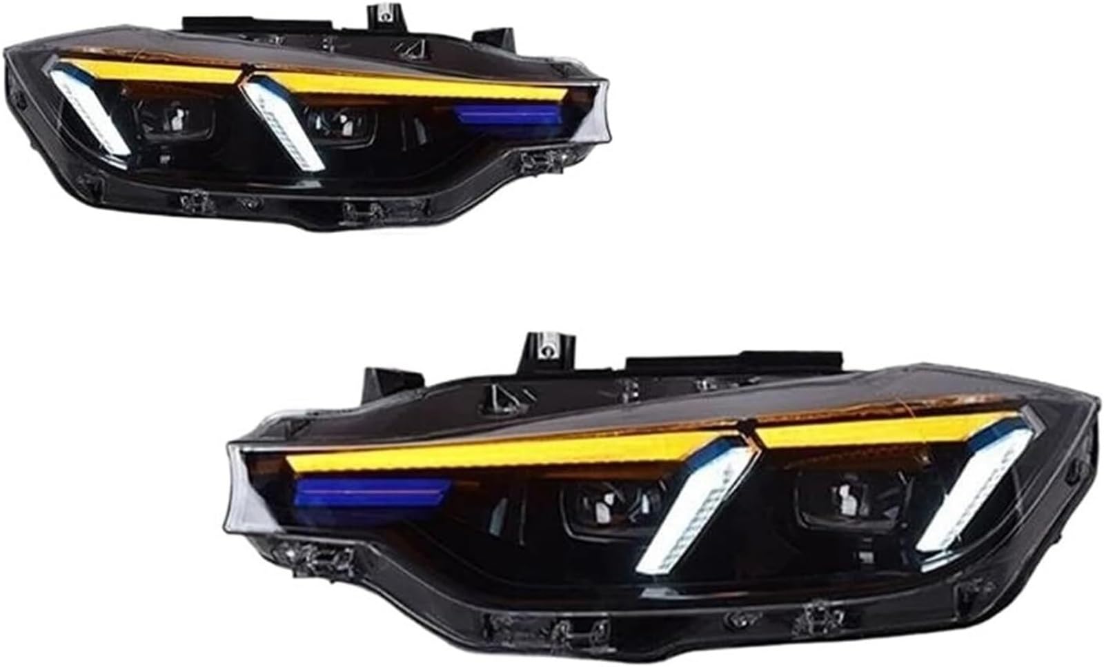 WXSSH Fernlicht Scheinwerfer für BMW 3er F30 F35 2013-2018 Autoscheinwerfer (für Halogen) von WXSSH