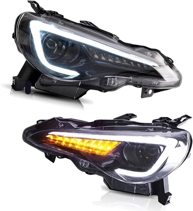 WXSSH Fernlicht Scheinwerfer für Toyota 86 2017–2020 Frontleuchtenbaugruppe(Left hand drive) von WXSSH
