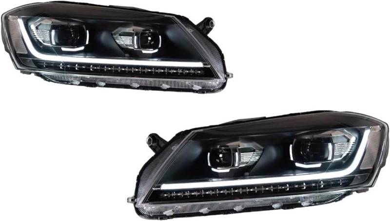 WXSSH Fernlicht Scheinwerferbaugruppe für Passat B7 EU-Version 2011–2015 (für Xenon) von WXSSH