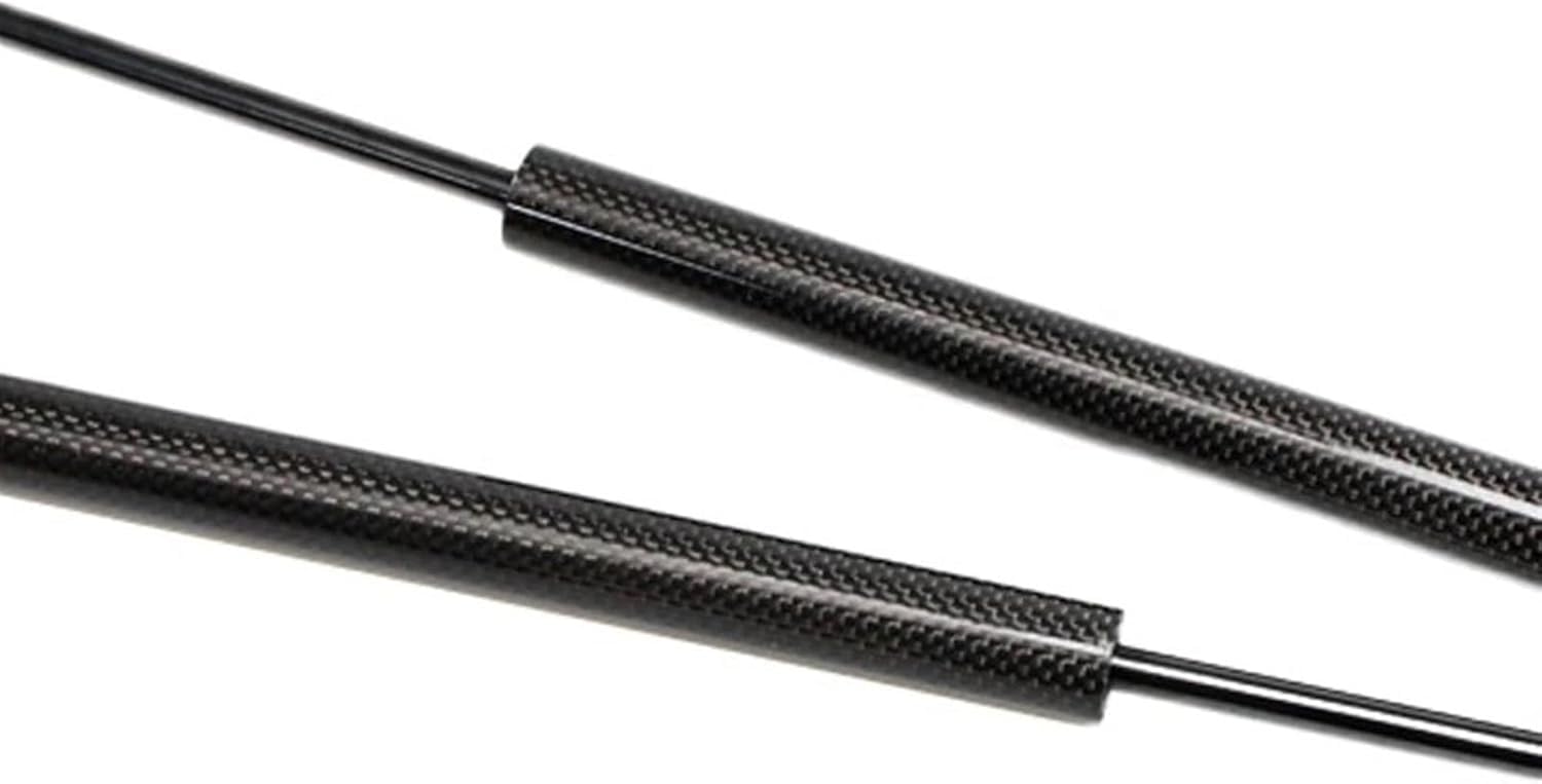 WXSSH Hydraulischer Federspreizer Für Mazda CX3 DK 2015-2023 Motorhaube Haube Streben Ändern Schocks Dämpfer Lift Unterstützung Kolbenstange(Black Carbon Fiber) von WXSSH