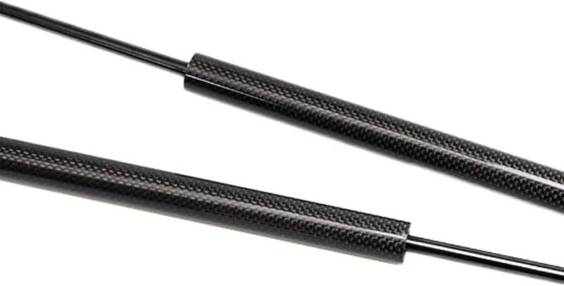 WXSSH Hydraulischer Federspreizer Für Mazda CX3 DK 2015-2023 Motorhaube Haube Streben Ändern Schocks Dämpfer Lift Unterstützung Kolbenstange(Black Carbon Fiber) von WXSSH