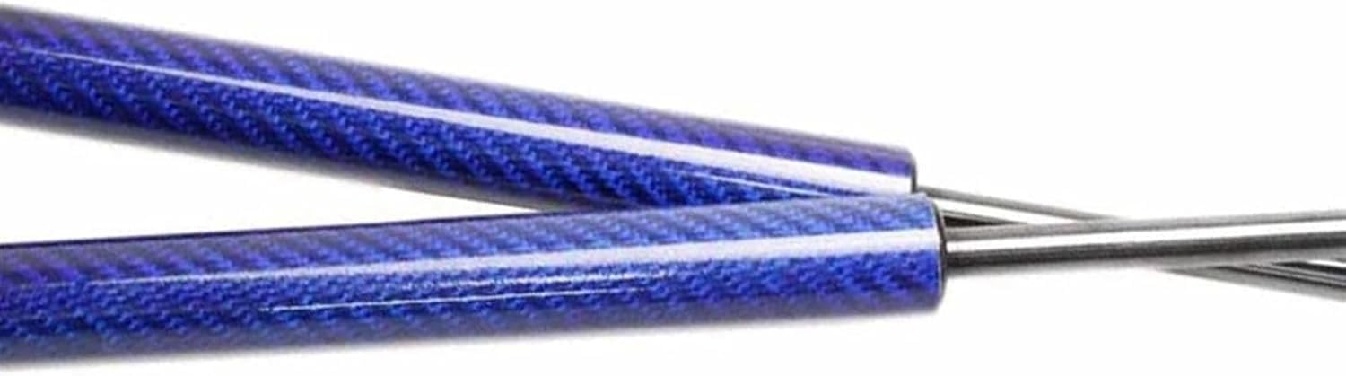 WXSSH Hydraulischer Federspreizer Für Mazda CX3 DK 2015-2023 Motorhaube Haube Streben Ändern Schocks Dämpfer Lift Unterstützung Kolbenstange(Blue Carbon Fiber) von WXSSH