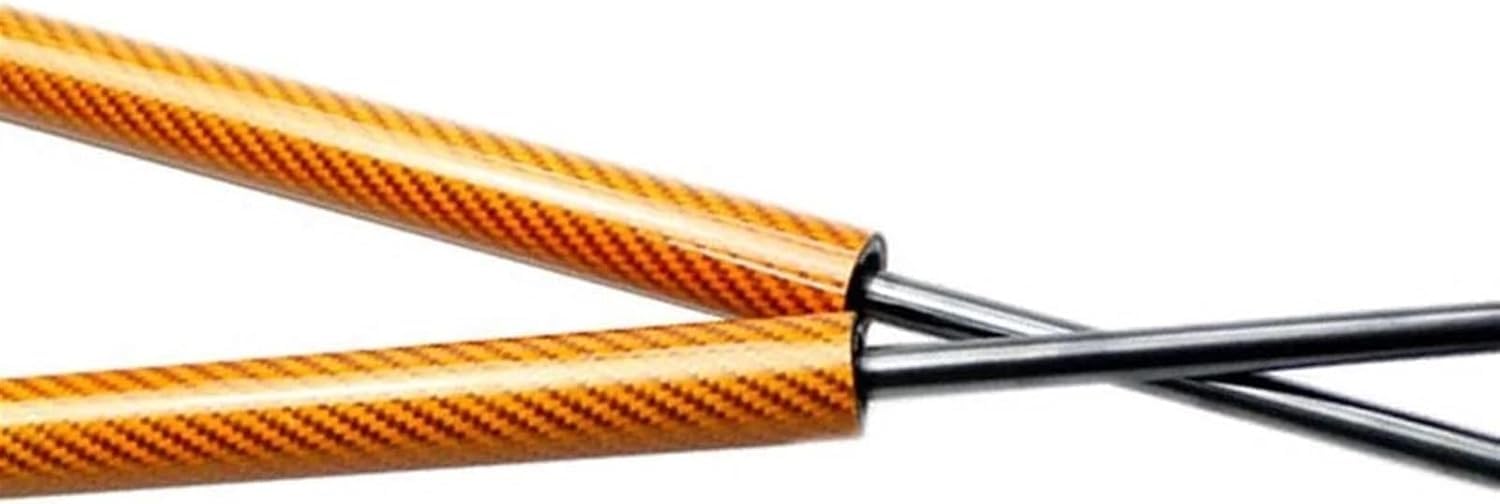 WXSSH Hydraulischer Federspreizer Für Toyota Ist XP110 Für Scion XD Für Urban Für Cruiser Für Fließheck 2007-2016 Kofferraum-Gasfedern Heckklappendämpfer(Orange Carbon Fiber) von WXSSH