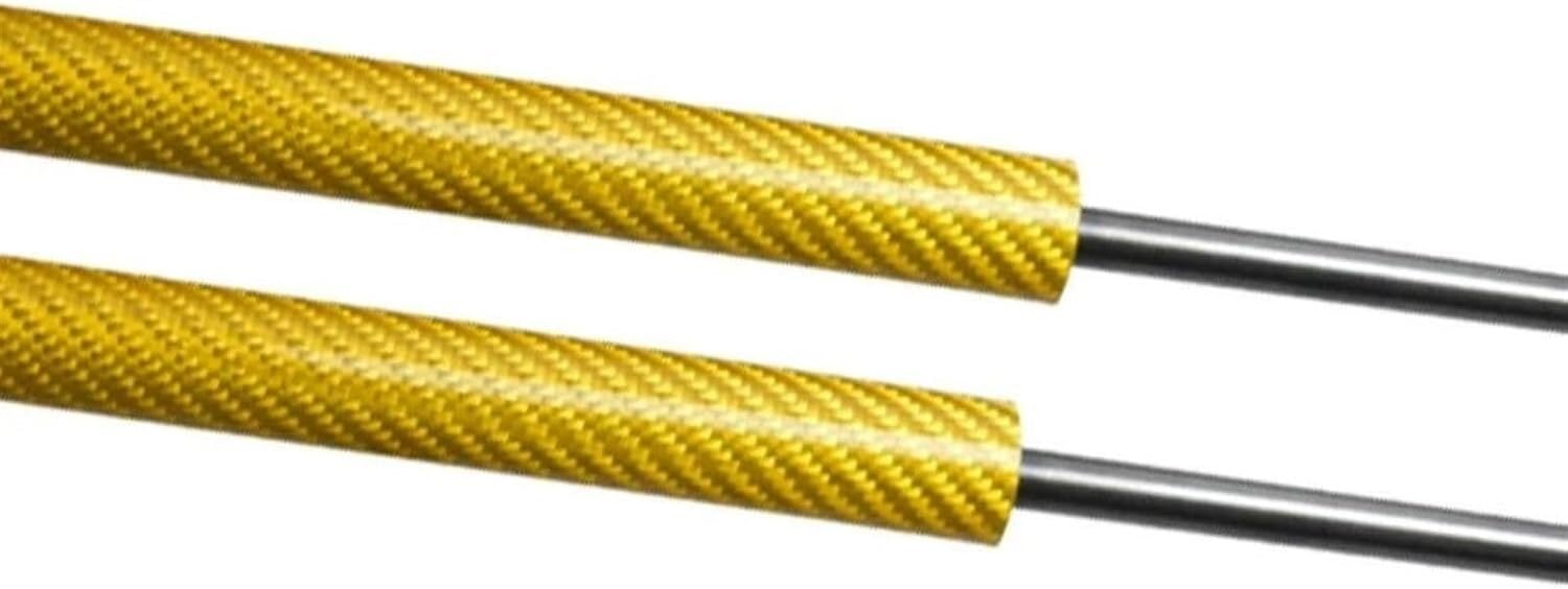 WXSSH Hydraulischer Federspreizer Für Toyota Ist XP110 Für Scion XD Für Urban Für Cruiser Für Fließheck 2007-2016 Kofferraum-Gasfedern Heckklappendämpfer(Yellow Carbon Fiber) von WXSSH