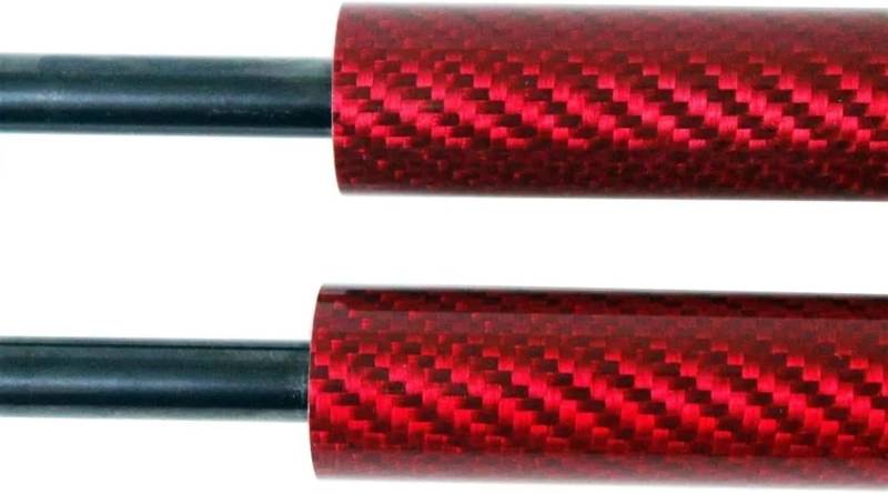 WXSSH Hydraulischer Federspreizer Für Venucia Für E30 2021-2024 Auto Motorhaube Gas Quellen Front Haube Gas Streben(Carbon Fiber Red) von WXSSH