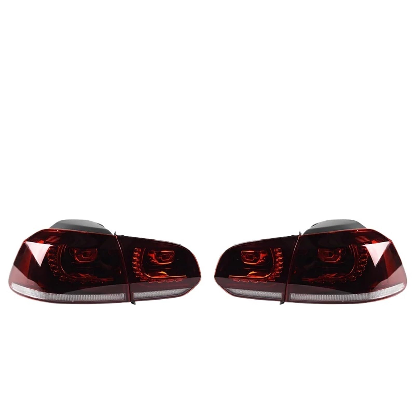 WXSSH Rücklichter Auto Lichter für 6 Rücklicht 20092012 MK6 R20 Hinten Bremsleuchte Bremse für Signal DRL Automotive Zubehör(Rot) von WXSSH