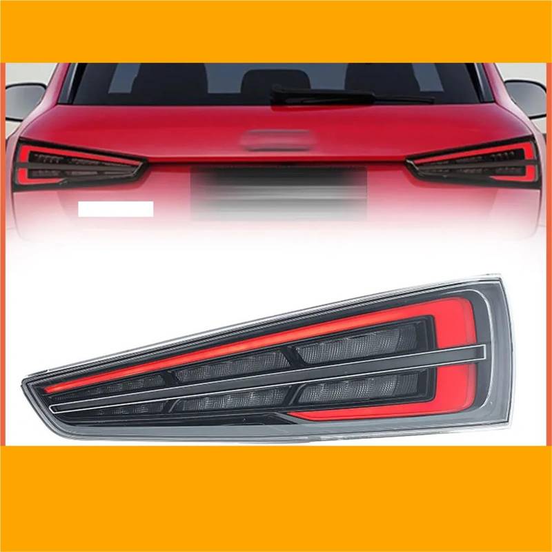 WXSSH Rücklichter Autolichter für Q3 2013–2018 RS Q3 -Rücklicht-Baugruppe Upgrade des hochkonfigurierten Designs(2black taillights) von WXSSH