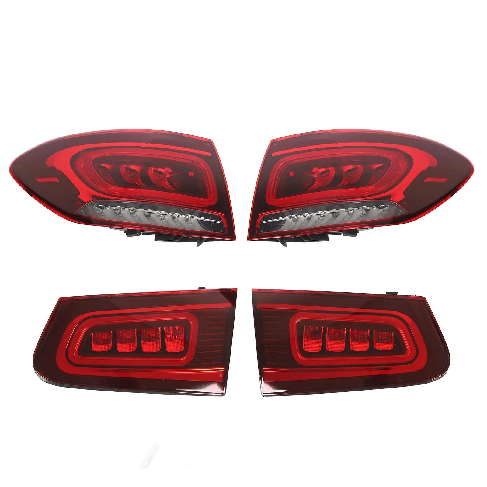 WXSSH Rücklichter Look Facelift LED-Rückleuchten als Ersatz für GLC-Klasse X253 für vor Facelift für AMG 2016–2019 WXSSH Rücklichter Look Facelift LED-Rückleuchten als Ersatz für GLC-Klasse X253 für vor Facelift für AMG 2016–2019 von WXSSH