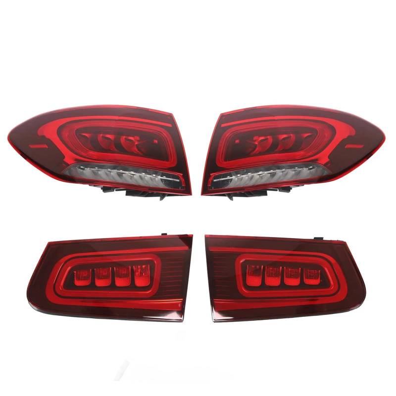 WXSSH Rücklichter Look Facelift LED-Rückleuchten als Ersatz für GLC-Klasse X253 für vor Facelift für AMG 2016–2019 von WXSSH