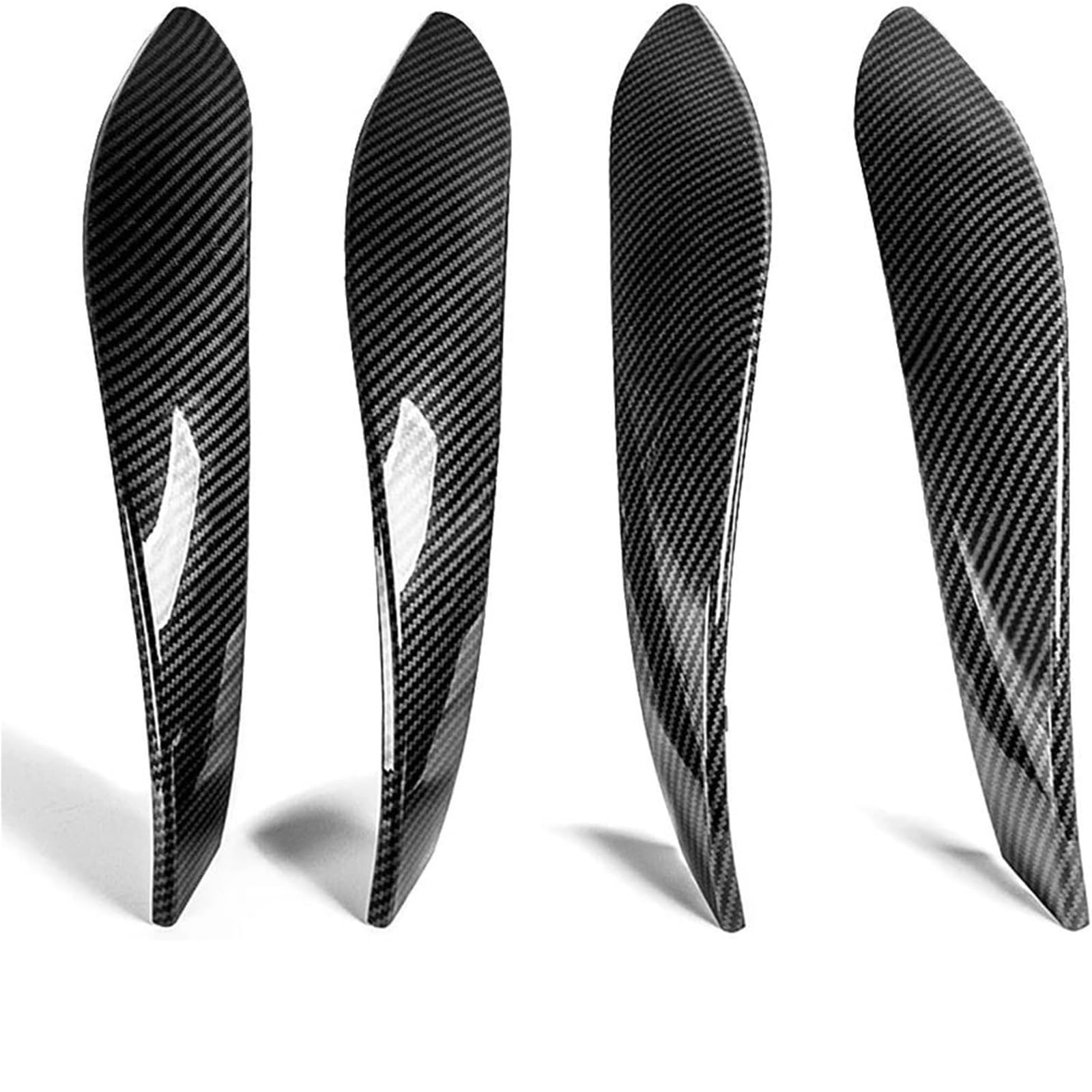 WXSSH Türgriffe im Autoinnenraum Auto Innen Trim Inneren Tür Griff Panel Pull Trim Abdeckung für BMW 3 Serie(Carbon Fiber Look) von WXSSH