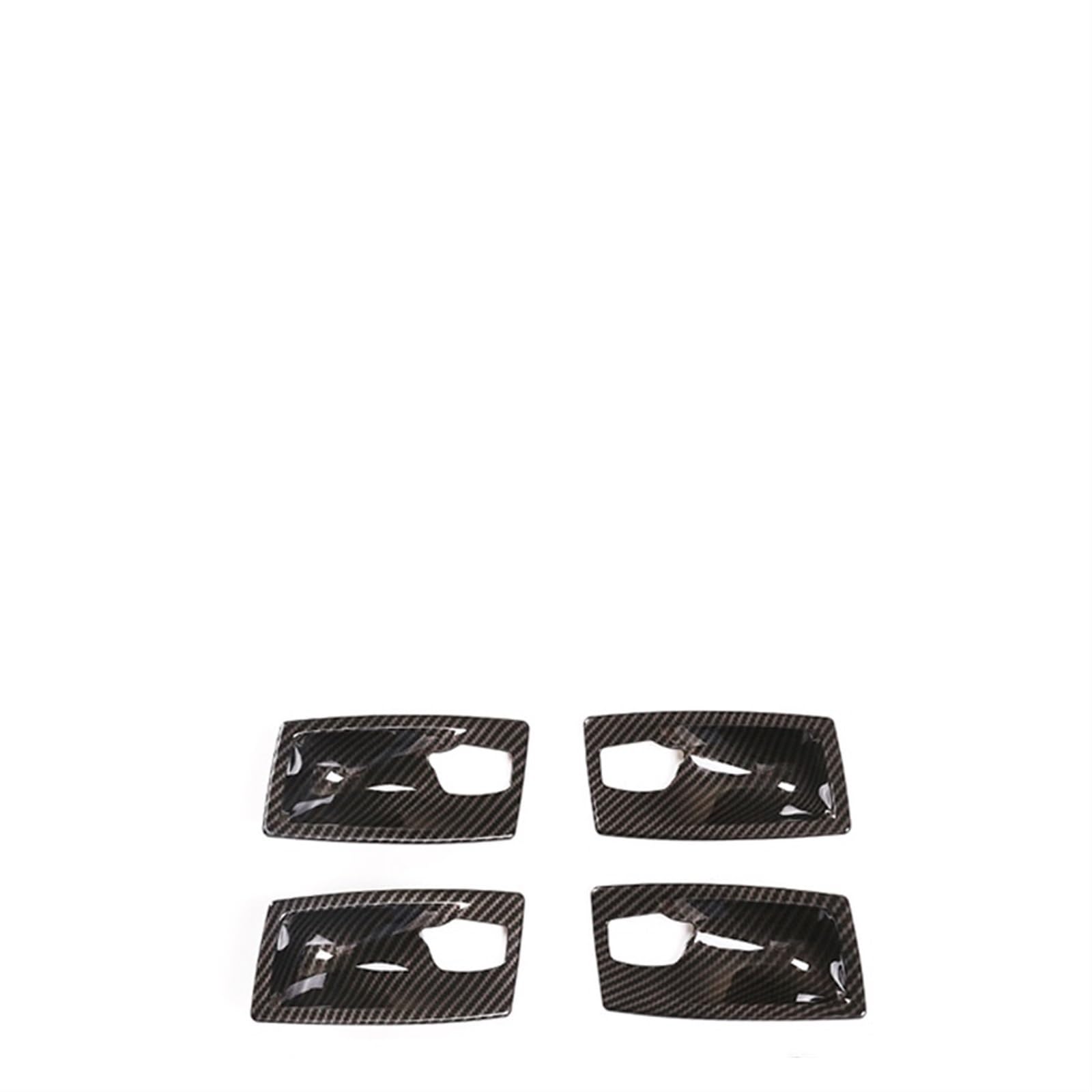 WXSSH Türgriffe im Autoinnenraum Auto-Innentürgriff-Schüssel-Dekorationsabdeckung Schutzaufkleber Innenzubehör für BMW 5 Series E60 2004-2010(2004-2006,B) von WXSSH