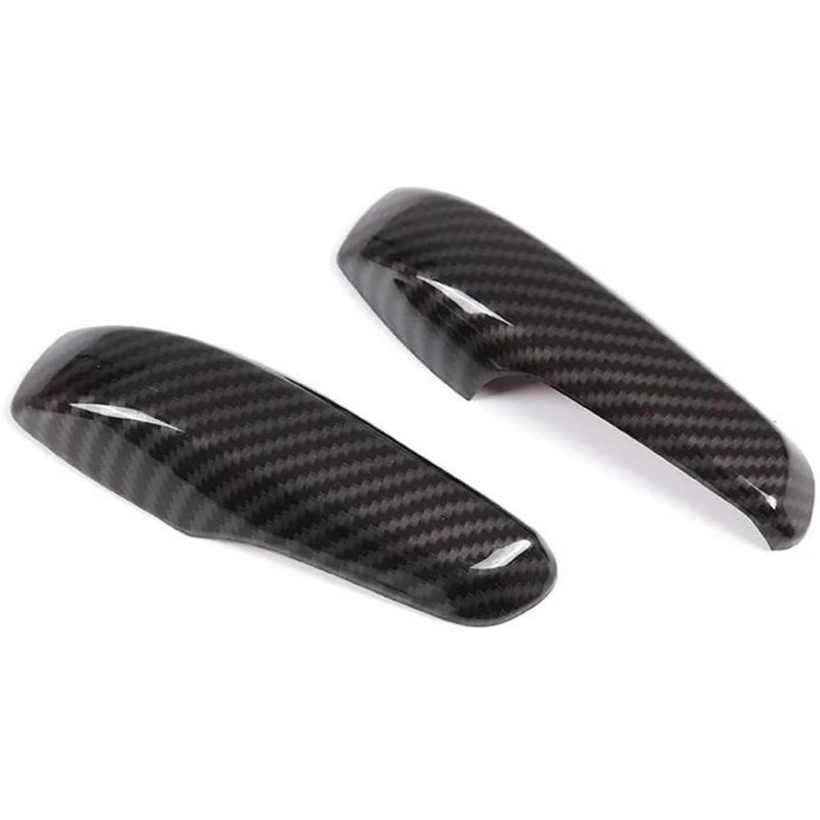 WXSSH Türgriffe im Autoinnenraum Auto-Innentürgriff-Trimmabdeckungen Aufkleber Innen für Mercedes für Benz für Smart 451 Two 2010-2015(Carbon Fiber Look 1) von WXSSH