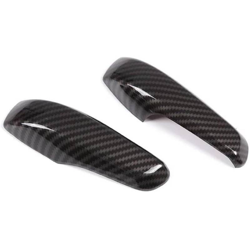 WXSSH Türgriffe im Autoinnenraum Auto-Innentürgriff-Trimmabdeckungen Aufkleber Innen für Mercedes für Benz für Smart 451 Two 2010-2015(Carbon Fiber Look 1) von WXSSH