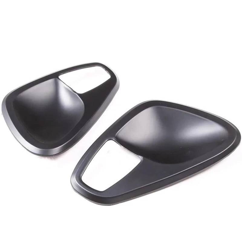 WXSSH Türgriffe im Autoinnenraum Auto-Innentürgriff-Trimmabdeckungen Aufkleber Innen für Mercedes für Benz für Smart 451 Two 2010-2015(Matte Black 2) von WXSSH