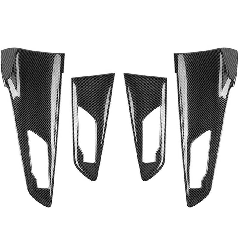 WXSSH Türgriffe im Autoinnenraum Auto Zubehör für Toyota für Prius Auto Innen Tür Griff Dekoration Abdeckung Tür Bowl Trim Innen(Carbon Style) von WXSSH