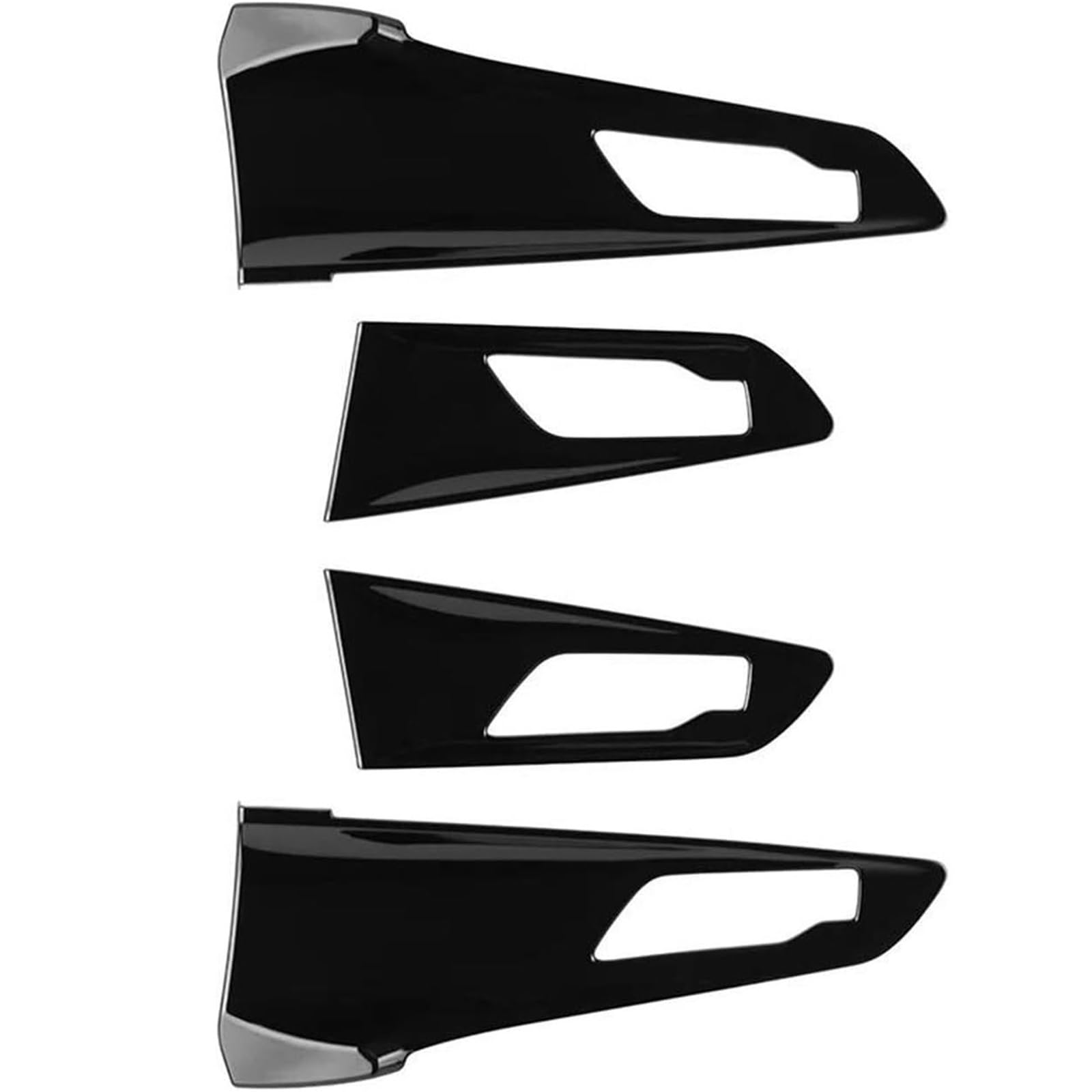 WXSSH Türgriffe im Autoinnenraum Auto Zubehör für Toyota für Prius Auto Innen Tür Griff Dekoration Abdeckung Tür Bowl Trim Innen(Schwarz) von WXSSH