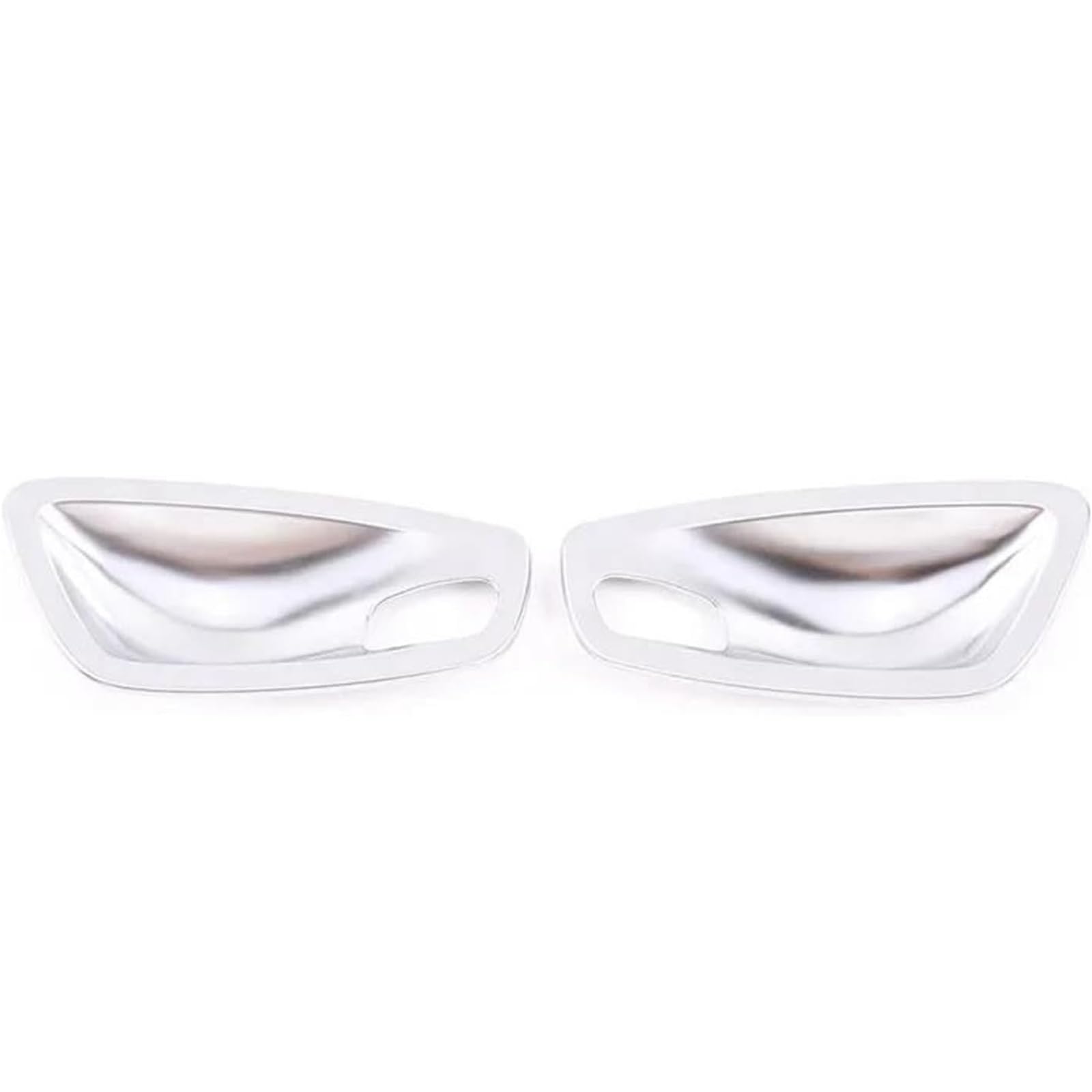 WXSSH Türgriffe im Autoinnenraum Für BMW 1er E81 E82 E87 E88 2007 2008 2009 2010 2011 Auto-Innentürgriff-Schüsselabdeckung(2 Pcs Silver) von WXSSH