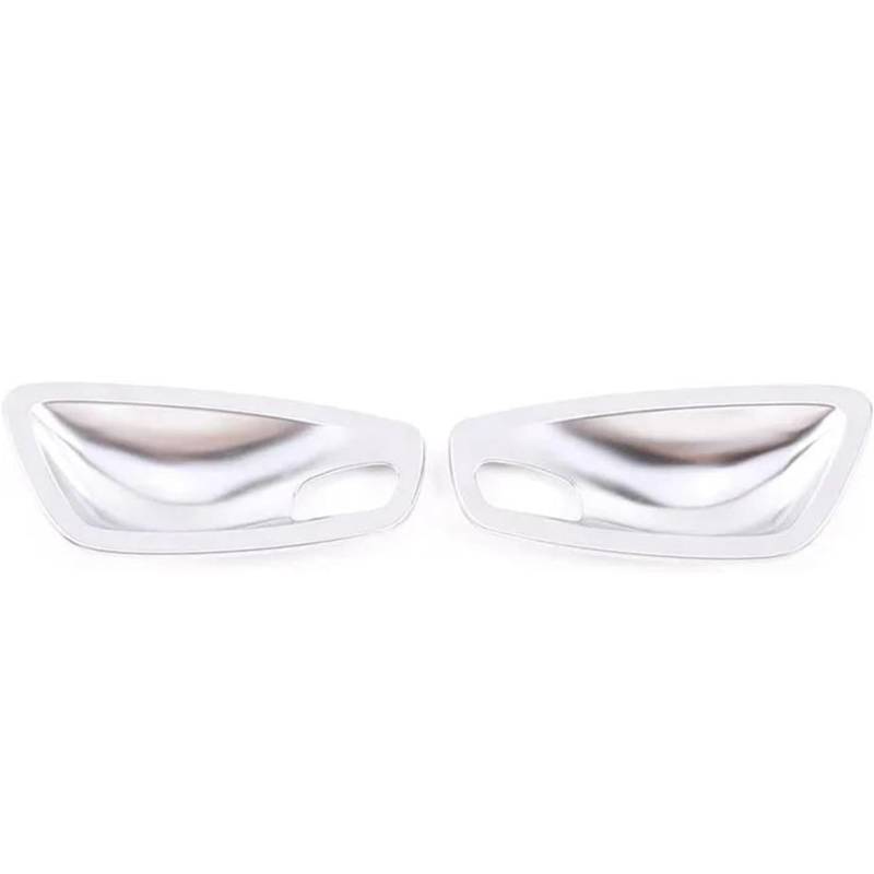 WXSSH Türgriffe im Autoinnenraum Für BMW 1er E81 E82 E87 E88 2007 2008 2009 2010 2011 Auto-Innentürgriff-Schüsselabdeckung(2 Pcs Silver) von WXSSH