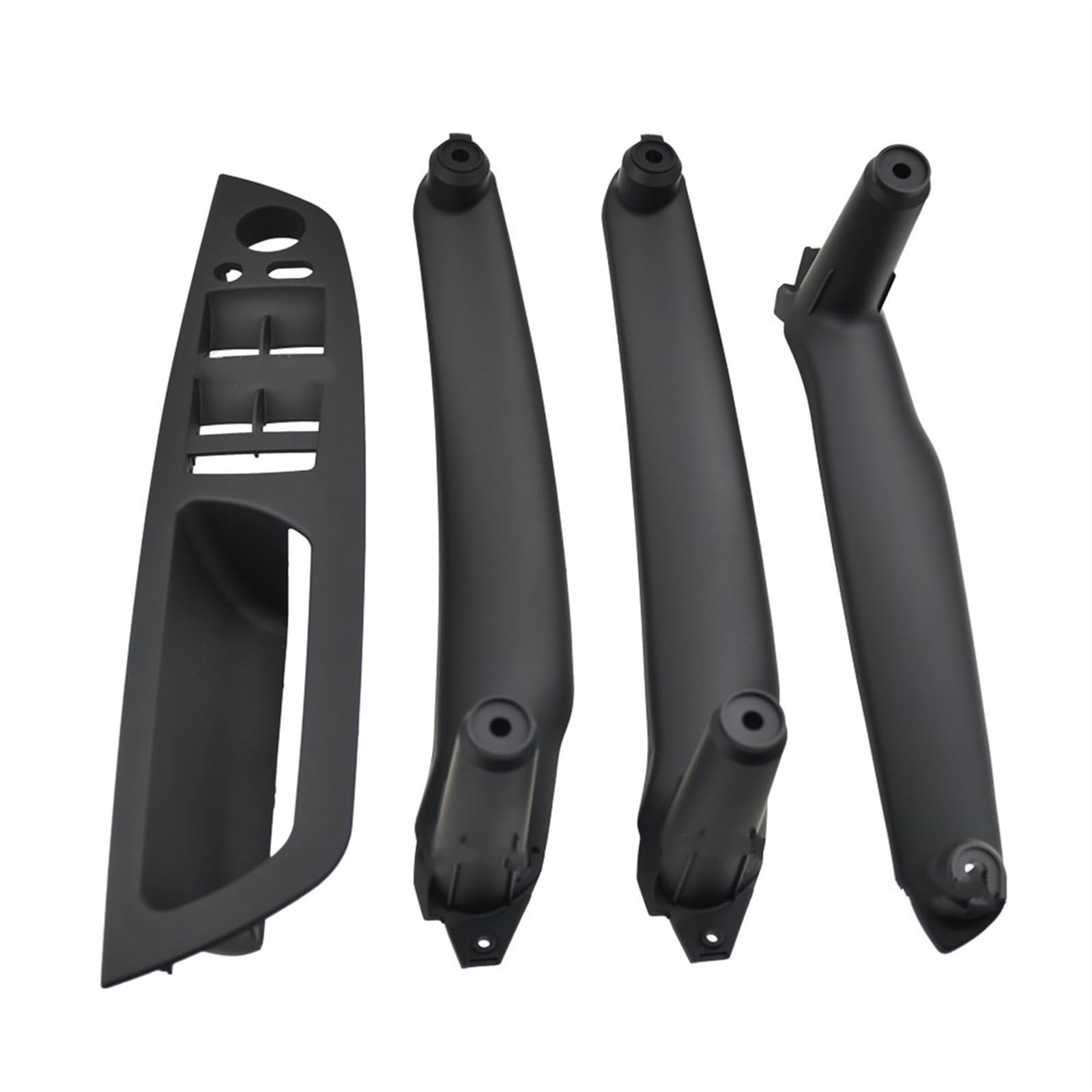 WXSSH Türgriffe im Autoinnenraum Für BMW E70 E71 X5 X6 Auto Armlehne Links Vorne Fahrerseite Für Sitz Innen Tür Griff Innen Panel Pull Trim Abdeckung(Black 4pcs) von WXSSH