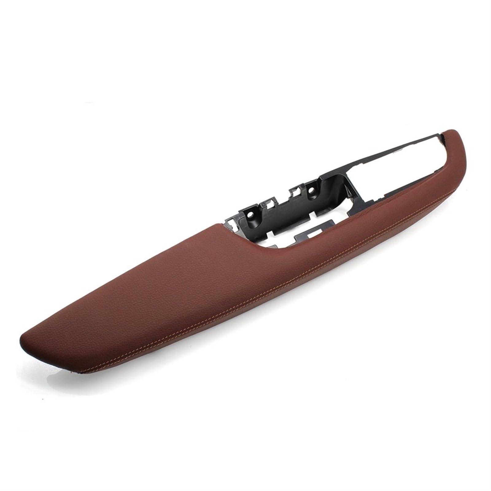 WXSSH Türgriffe im Autoinnenraum Für BMW X5 X6 E70 E71 E72 Innen Tür Griff Armlehne Leder Äußere Rahmen Halterung(Red Brown) von WXSSH