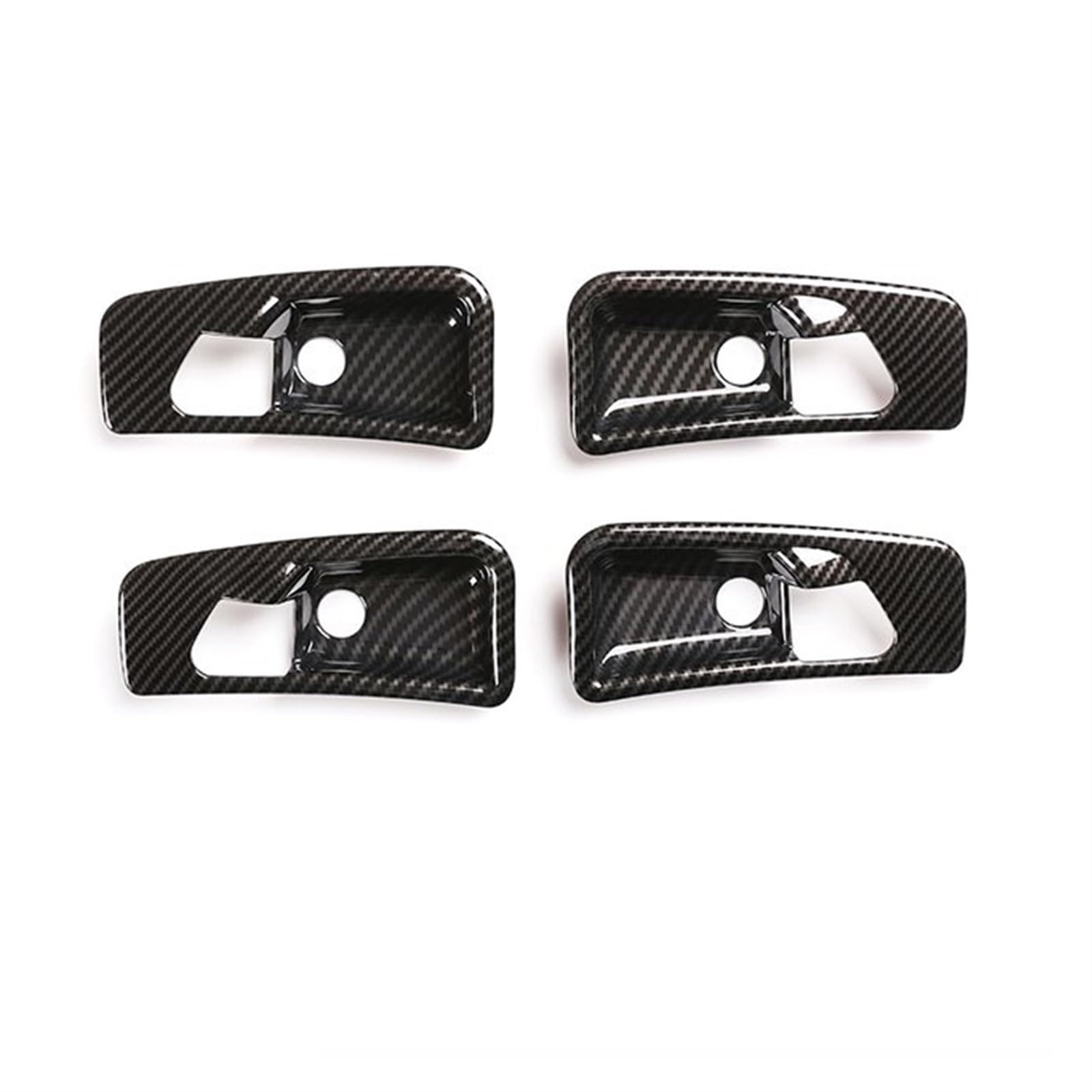 WXSSH Türgriffe im Autoinnenraum Für Benz G-Klasse W463 G63 G500 2007-2010 ABS Carbon Auto Innentürgriff Schüssel Dekoration Abdeckung Aufkleber Autozubehör(2) von WXSSH