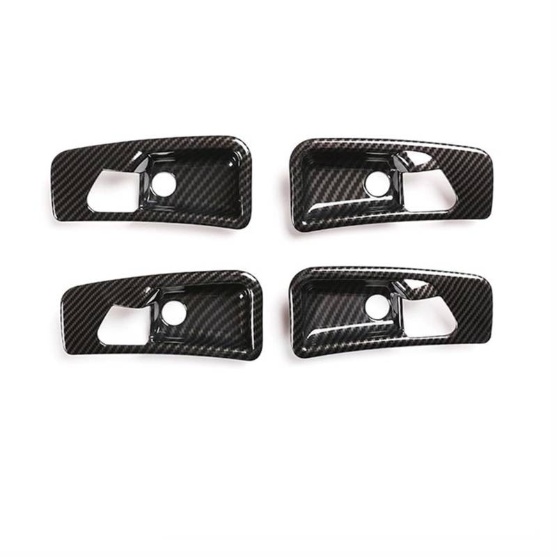 WXSSH Türgriffe im Autoinnenraum Für Benz G-Klasse W463 G63 G500 2007-2010 ABS Carbon Auto Innentürgriff Schüssel Dekoration Abdeckung Aufkleber Autozubehör(2) von WXSSH