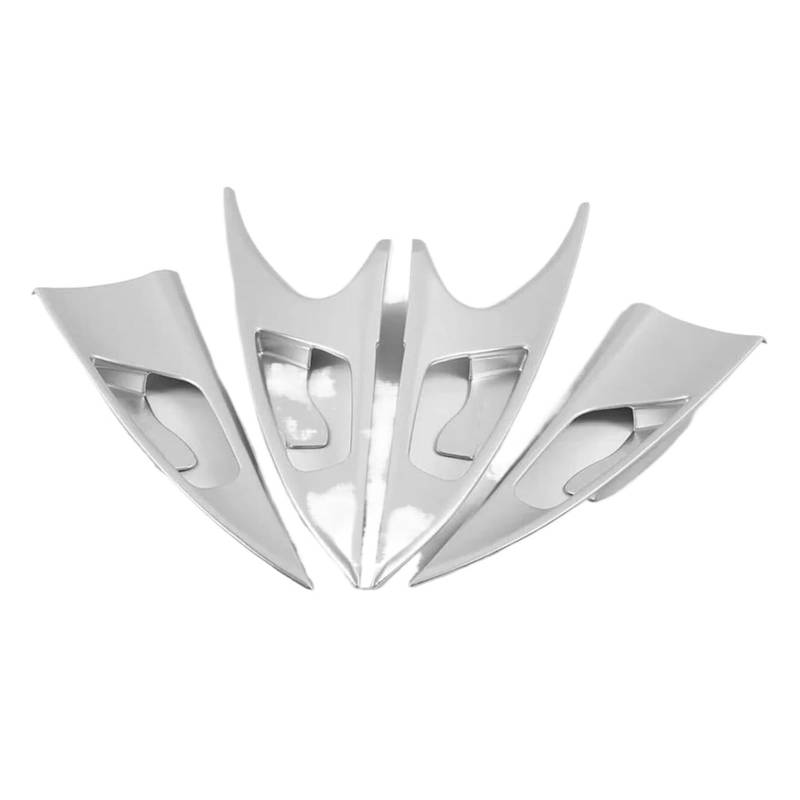 WXSSH Türgriffe im Autoinnenraum Für Civic 10. 2016-2020 Auto-Innentürgriff Dekorativer Aufkleber Türgriff Zubehör(Matte Silver) von WXSSH
