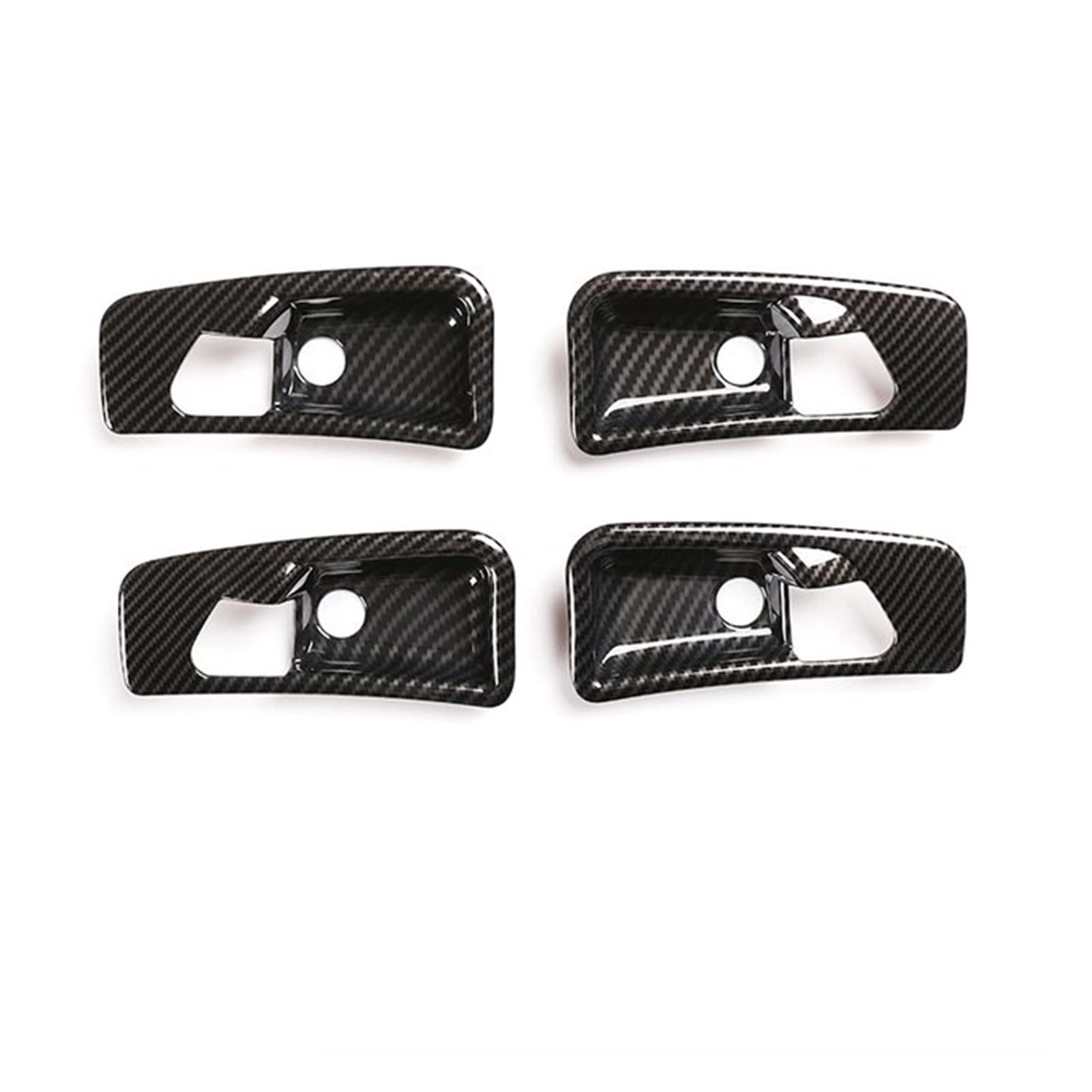 WXSSH Türgriffe im Autoinnenraum Für Mercedes Für Benz G Klasse W463 G63 G500 2007-2010 Carbon Auto Innen Tür Griff Schüssel Dekoration Abdeckung Aufkleber(Carbon Fiber) von WXSSH