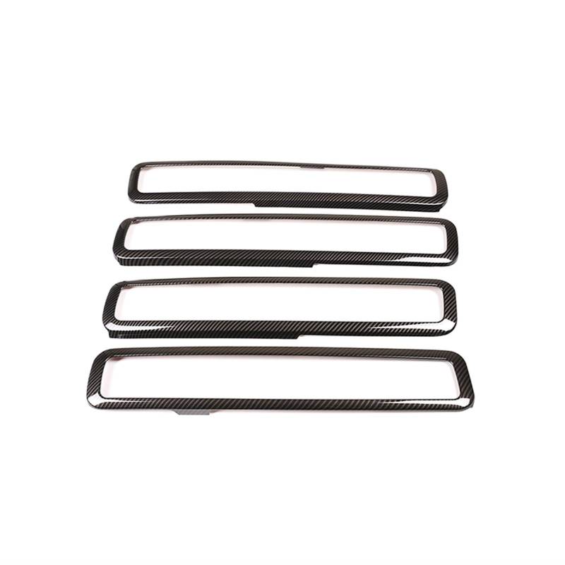 WXSSH Türgriffe im Autoinnenraum Für Mercedes Für Benz G Klasse W463 G63 G500 2019-2021 ABS Carbon Auto Innentürgriff Abdeckung Zierrahmen Aufkleber von WXSSH