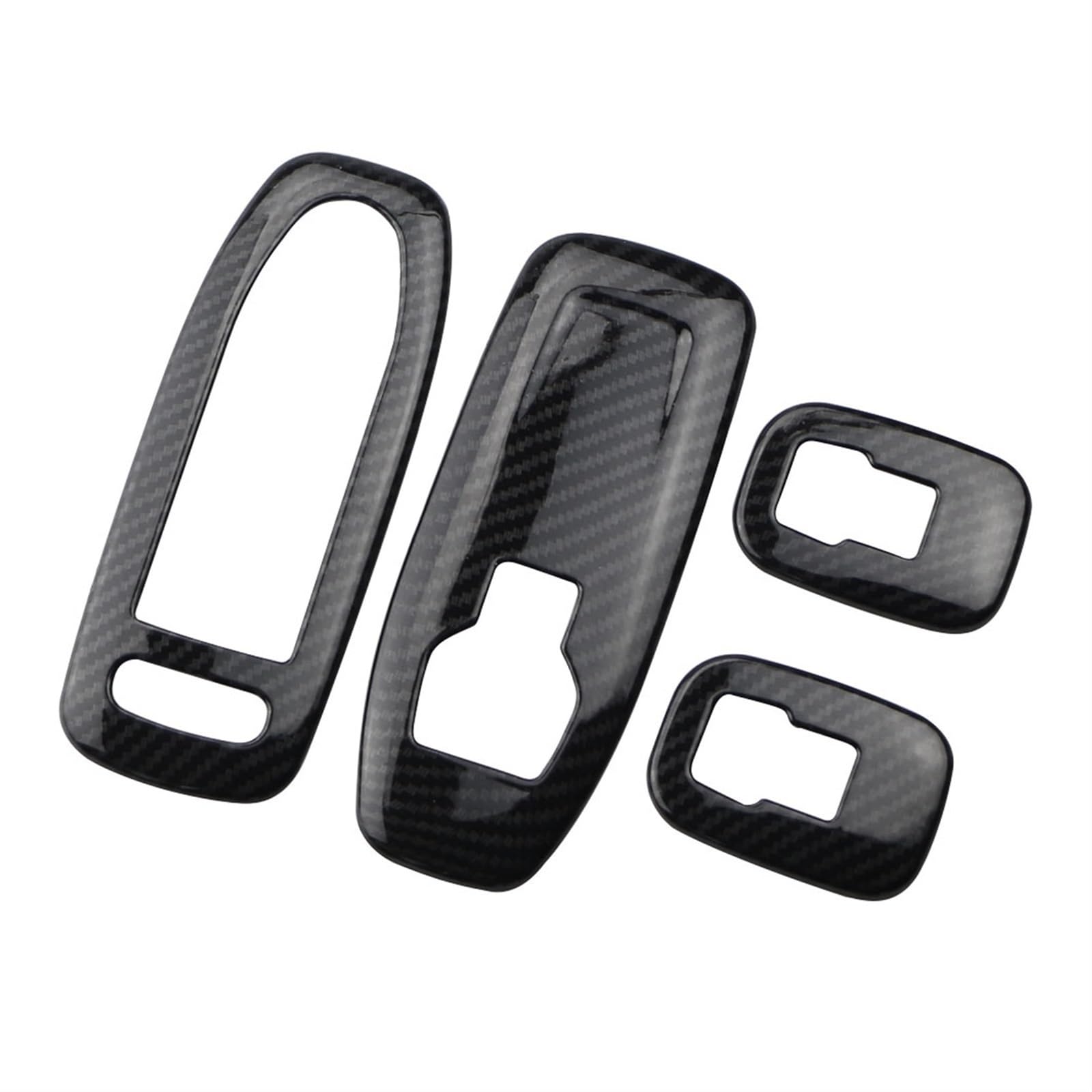 WXSSH Türgriffe im Autoinnenraum Für Peugeot 2008-2019 Innentürgriff Auto Fensterheber Für Schalter Panel Abdeckung Windows Trim Aufkleber Zubehör(2) von WXSSH