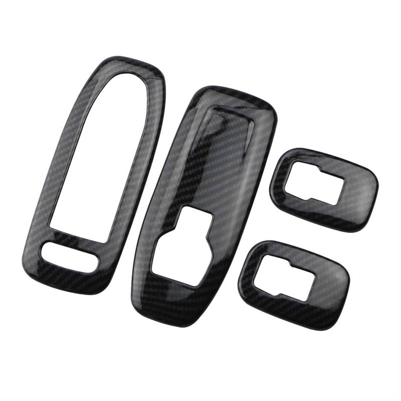 WXSSH Türgriffe im Autoinnenraum Für Peugeot 2008-2019 Innentürgriff Auto Fensterheber Für Schalter Panel Abdeckung Windows Trim Aufkleber Zubehör(2) von WXSSH