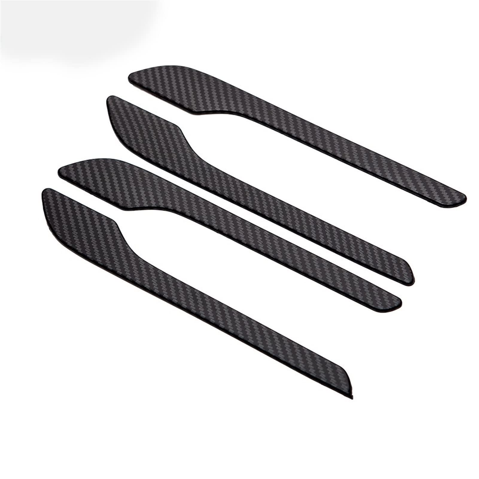 WXSSH Türgriffe im Autoinnenraum Für Tesla für Modell 3 für Modell Y Auto Türgriff Wrap Dekoration Aufkleber Kunststoff Modifikation Griff Abdeckung Kit Protector(Matte Carbon) von WXSSH