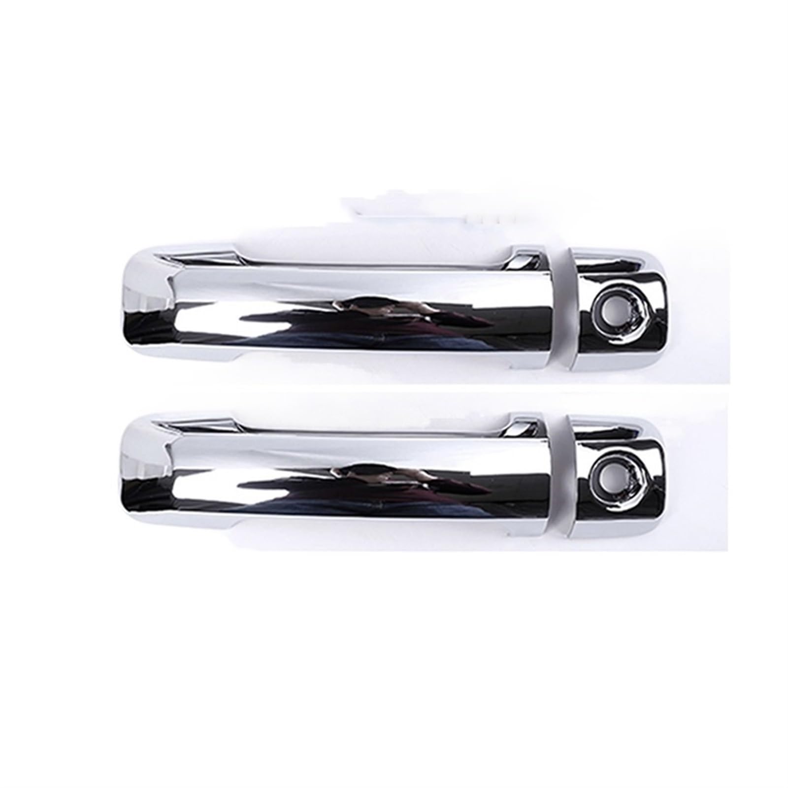 WXSSH Türgriffe im Autoinnenraum Für Toyota FJ Für Cruiser 2007-2021 ABS Carbon Fiber Texture Auto Außentürgriff Abdeckung Trim Auto Zubehör Aufkleber(Gloss Silver) von WXSSH
