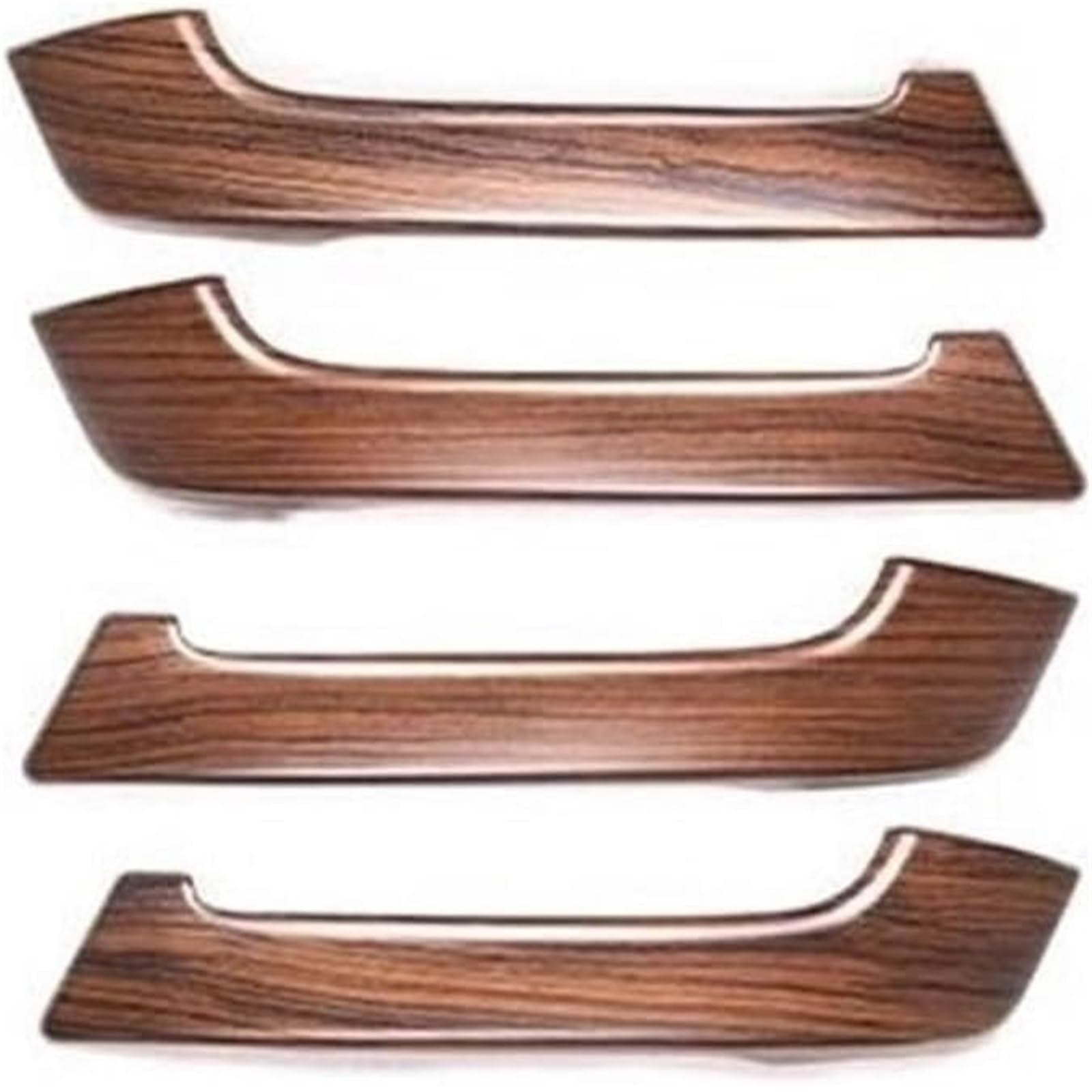 WXSSH Türgriffe im Autoinnenraum Für Toyota für Land für Cruiser für Prado FJ150 150 2010-2018 4PCS Auto Innen Tür Griff Dekoration(Pine Wood Grain) von WXSSH