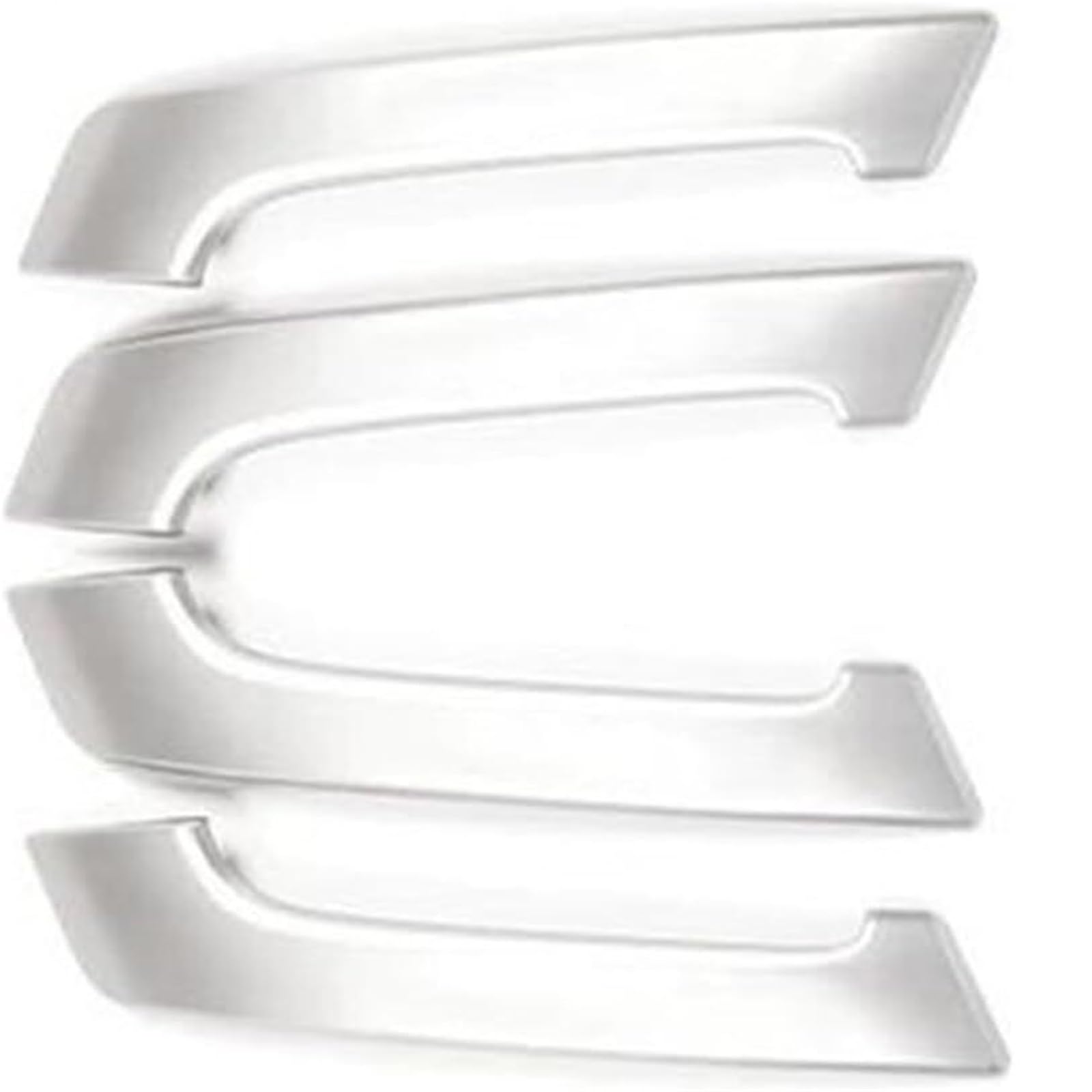 WXSSH Türgriffe im Autoinnenraum Für Toyota für Land für Cruiser für Prado FJ150 150 2010-2018 4PCS Auto Innen Tür Griff Dekoration(Silber) von WXSSH