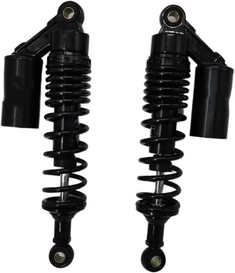 WXSSH hinterer Stoßdämpfer Motorrad Stoßdämpfer Für Harley Für Davidson 8mm Frühling 1 Paar(Schwarz) von WXSSH