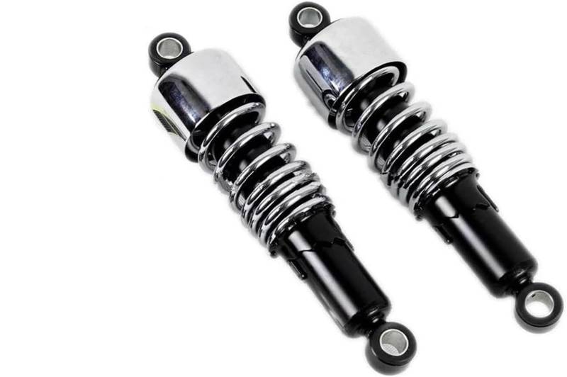 WXSSH hinterer Stoßdämpfer Motorrad Stoßdämpfer Für Harley Für Dyna FXD Für Sportster XL1200 XL883(Chrome) von WXSSH