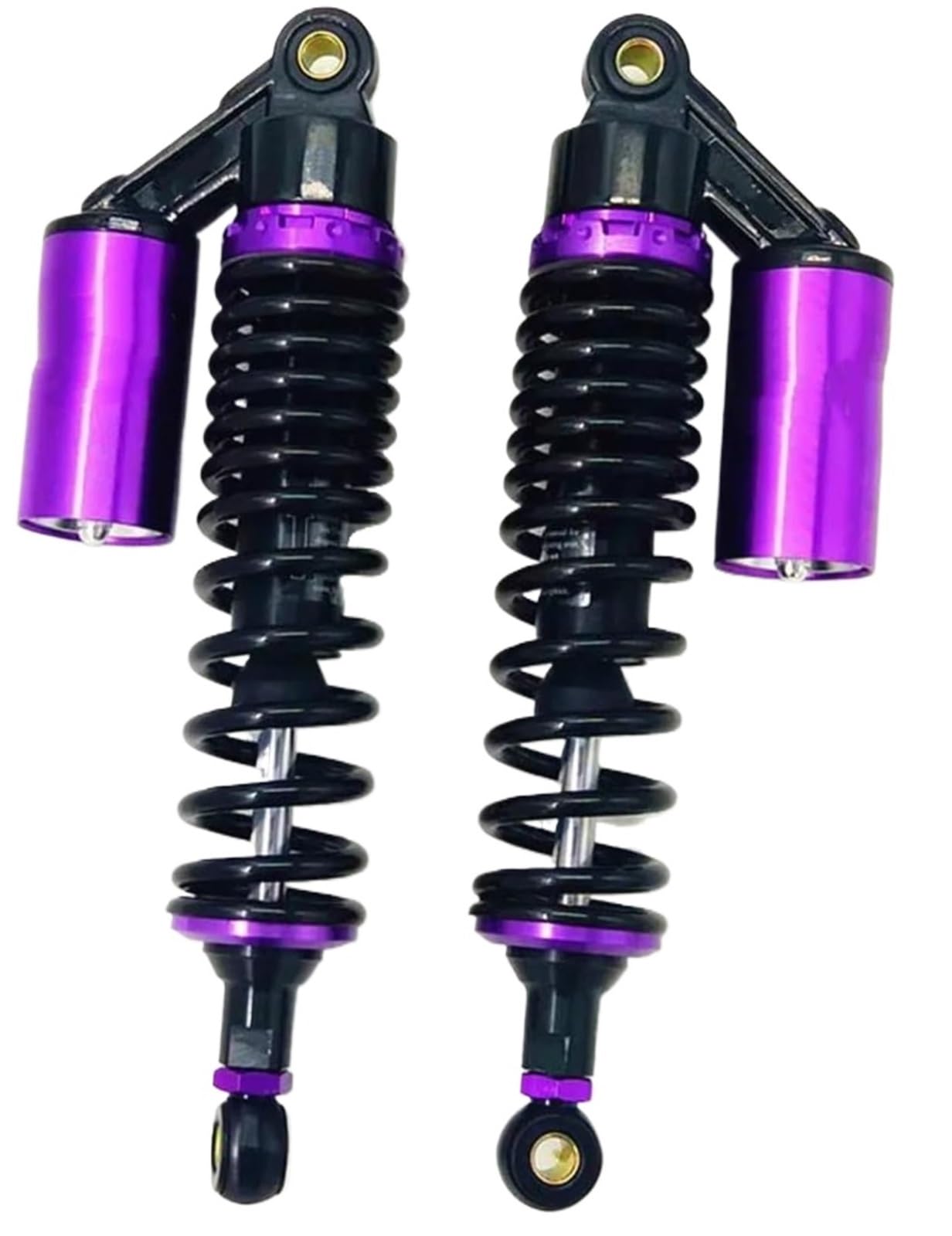 WXSSH hinterer Stoßdämpfer Motorrad Stoßdämpfer Für Yamaha Motorrad Stoßdämpfer 350MM 8mm(Black Purple) von WXSSH