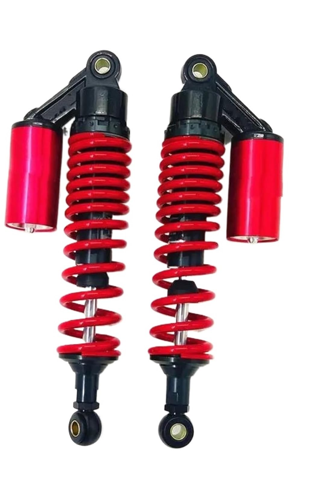 WXSSH hinterer Stoßdämpfer Motorrad Stoßdämpfer Für Yamaha Motorrad Stoßdämpfer 350MM 8mm(Red Black) von WXSSH