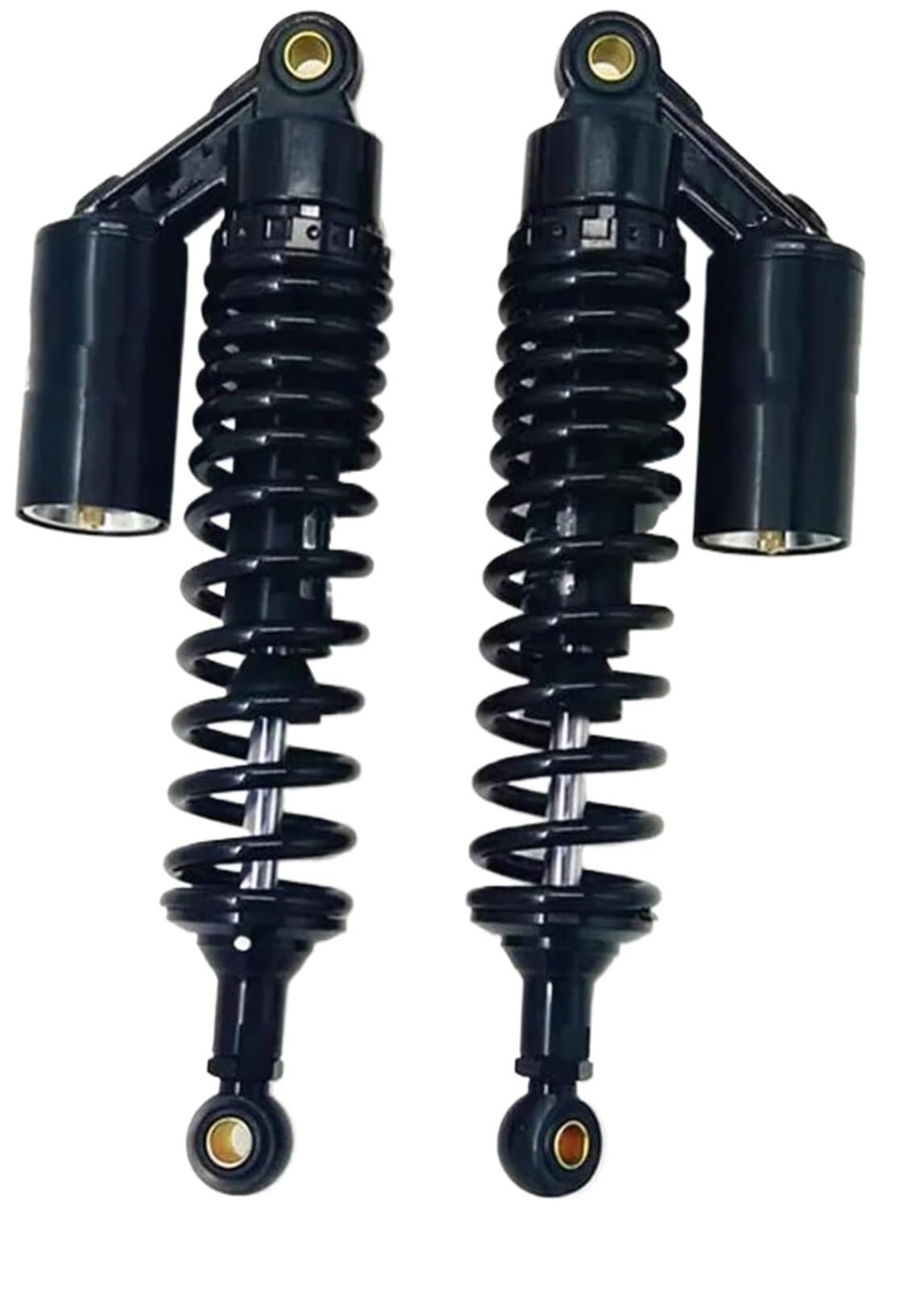 WXSSH hinterer Stoßdämpfer Motorrad Stoßdämpfer Für Yamaha Motorrad Stoßdämpfer 350MM 8mm(Schwarz) von WXSSH
