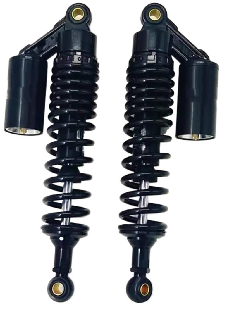 WXSSH hinterer Stoßdämpfer Motorrad Stoßdämpfer Für Yamaha Motorrad Stoßdämpfer 350MM 8mm(Schwarz) von WXSSH
