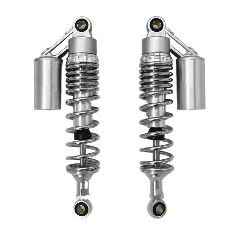 WXSSH hinterer Stoßdämpfer Motorrad Stoßdämpfer Für Yamaha Motorrad Stoßdämpfer 350MM 8mm(Silber) von WXSSH