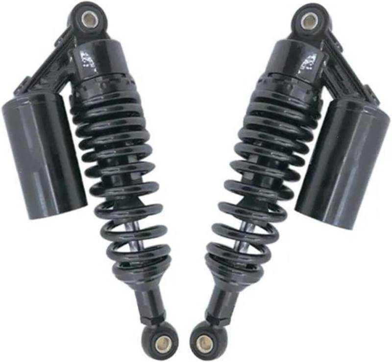 WXSSH hinterer Stoßdämpfer Motorrad Stoßdämpfer Für Yamaha Schwarz Beschichtung 11 "280MM(Schwarz) von WXSSH
