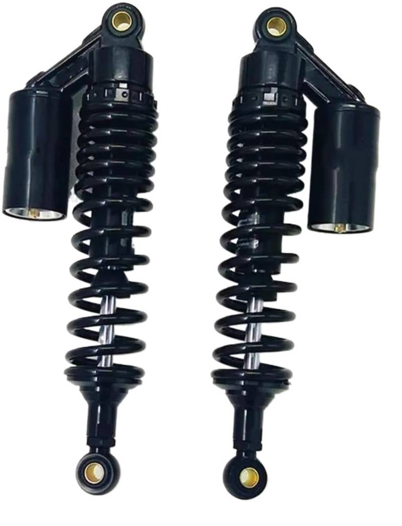 WXSSH hinterer Stoßdämpfer Motorrad Stoßdämpfer Für Yamaha VMAX V-MAX 1200 2 stücke 340mm(Schwarz) von WXSSH