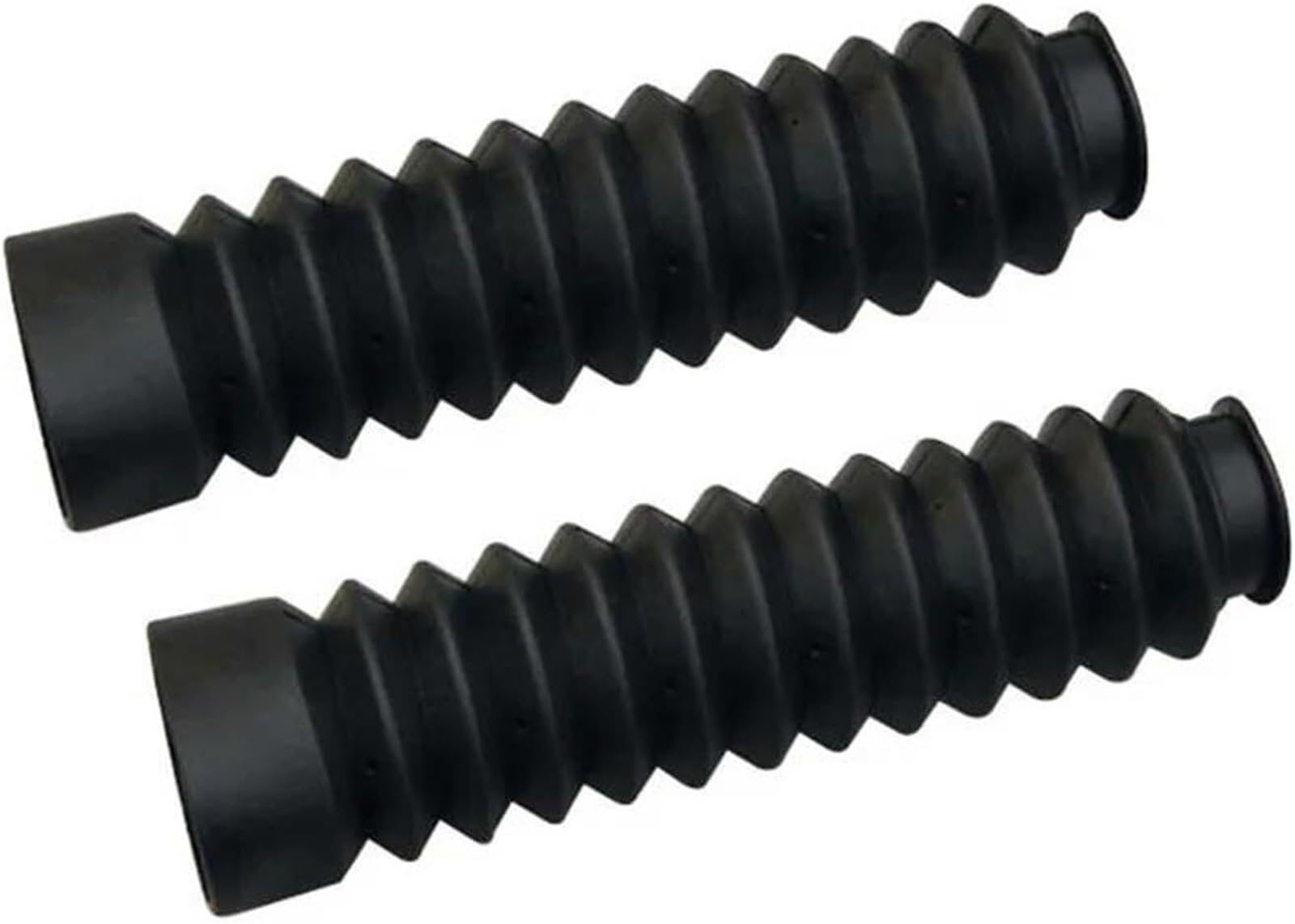 WXSSH hinterer Stoßdämpfer Motorrad Stoßdämpfer Motorrad Gummischutz 2 stücke Motorrad(Schwarz) von WXSSH