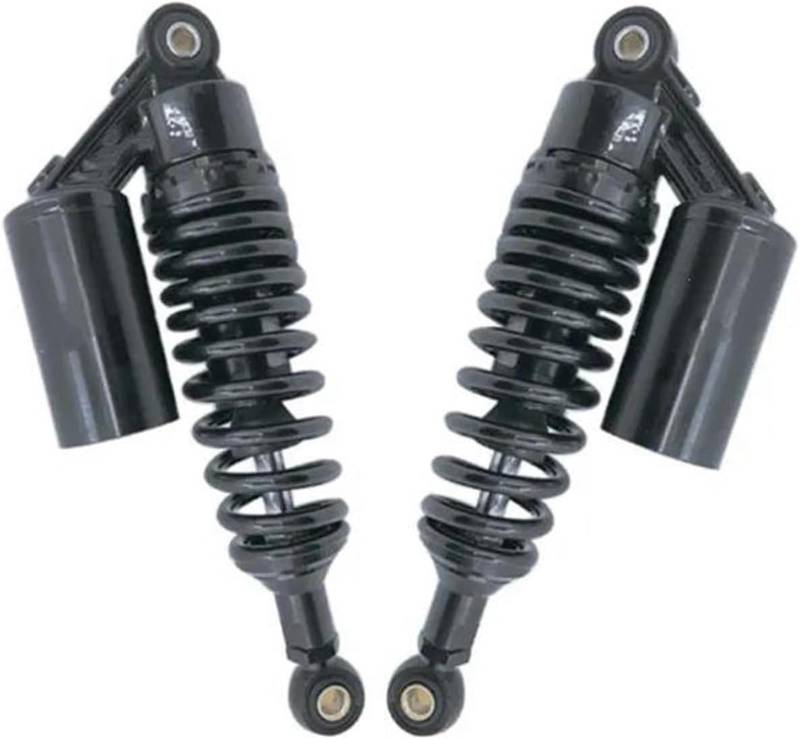 WXSSH hinterer Stoßdämpfer Motorrad-Stoßdämpfer für ATV Schwarze Beschichtung 11 Zoll 280 mm(Schwarz) von WXSSH