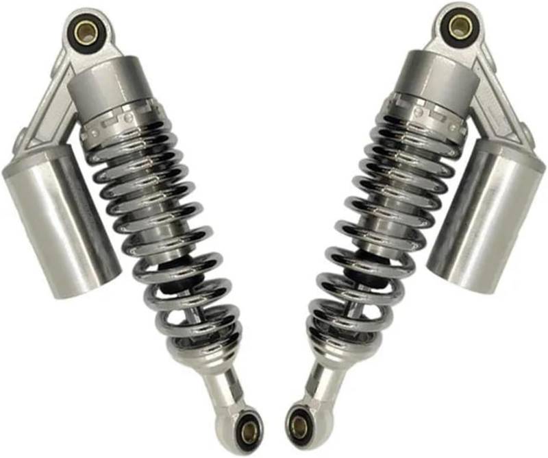 WXSSH hinterer Stoßdämpfer Motorrad-Stoßdämpfer für ATV Schwarze Beschichtung 11 Zoll 280 mm(Silber) von WXSSH