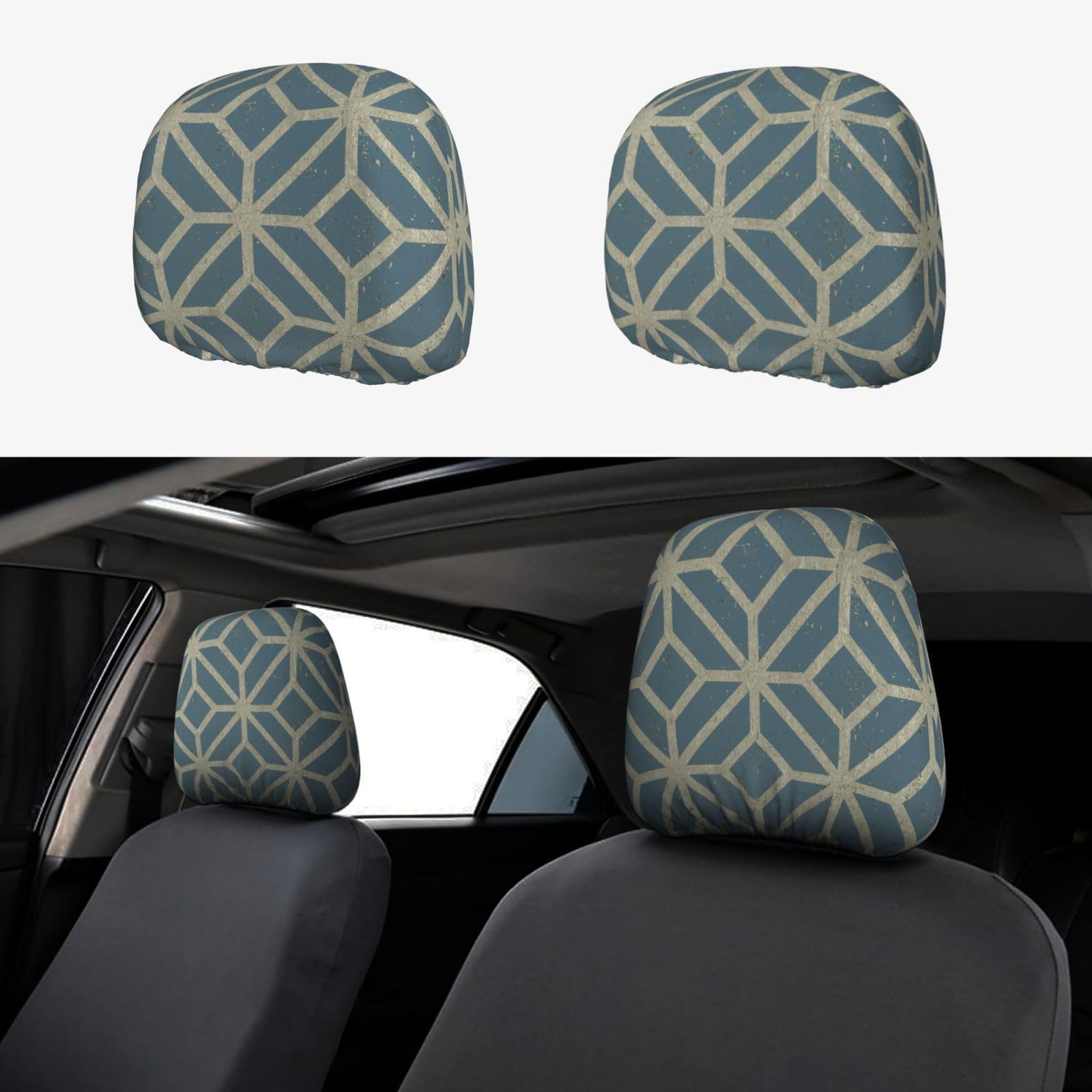 WXWJSHMGC Kopfstützenbezug für Autositz, Korallenfarben, bedruckt, personalisierbar, 2 Stück WXWJSHMGC Kopfstützenbezug für Autositz, Korallenfarben, bedruckt, personalisierbar, 2 Stück von WXWJSHMGC