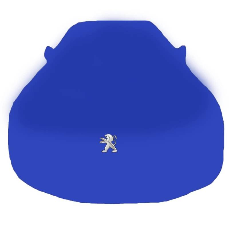 Auto Abdeckung, für Peugeot 206CC Spezialauto Custom staubdicht Winddicht UV-Schutz atmungsaktiv weiches elastisches Gewebe Plane,normal-Blue Style von WYGCPZDJ