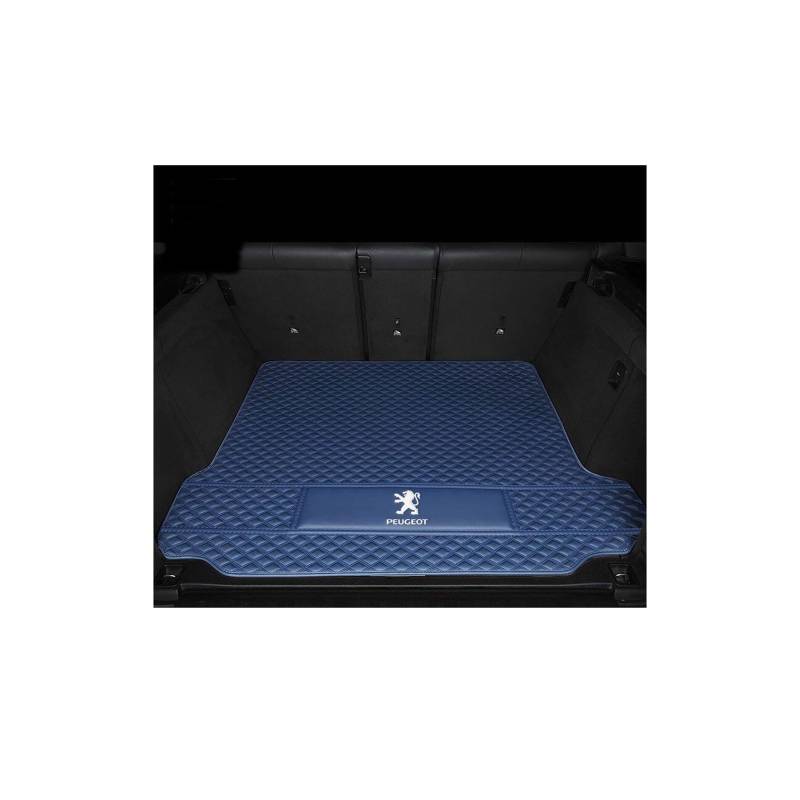 Kofferraummatte für Peugeot 4007 (2007-2009), rutschfest und Kratzfest, Autoinnenausstattung,Mainpad-Blue von WYGCPZDJ